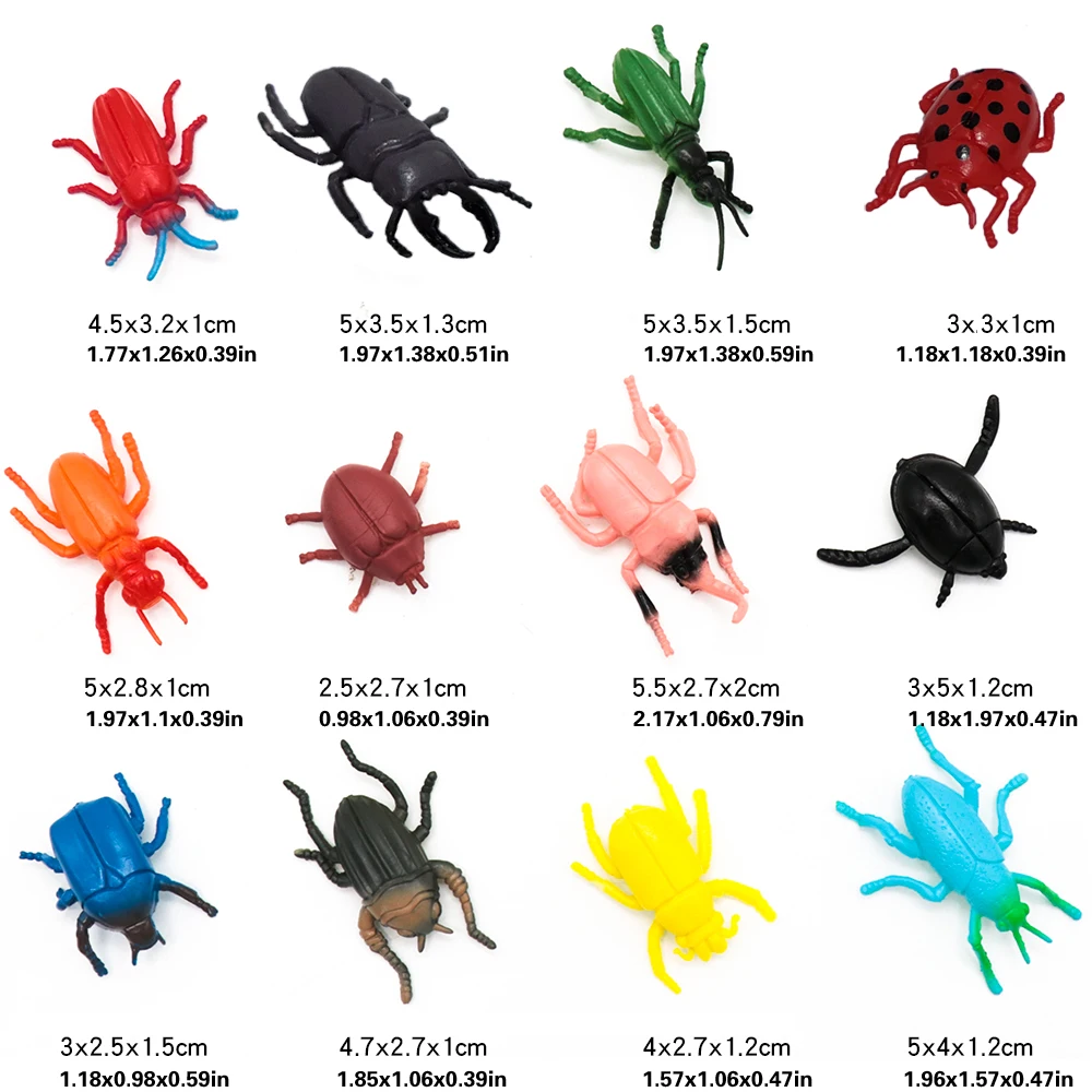 Wild animal toy figurine, animal pattern, animal doll, animal doll toy, insect beetle Spider snake frog dinosaur animal model