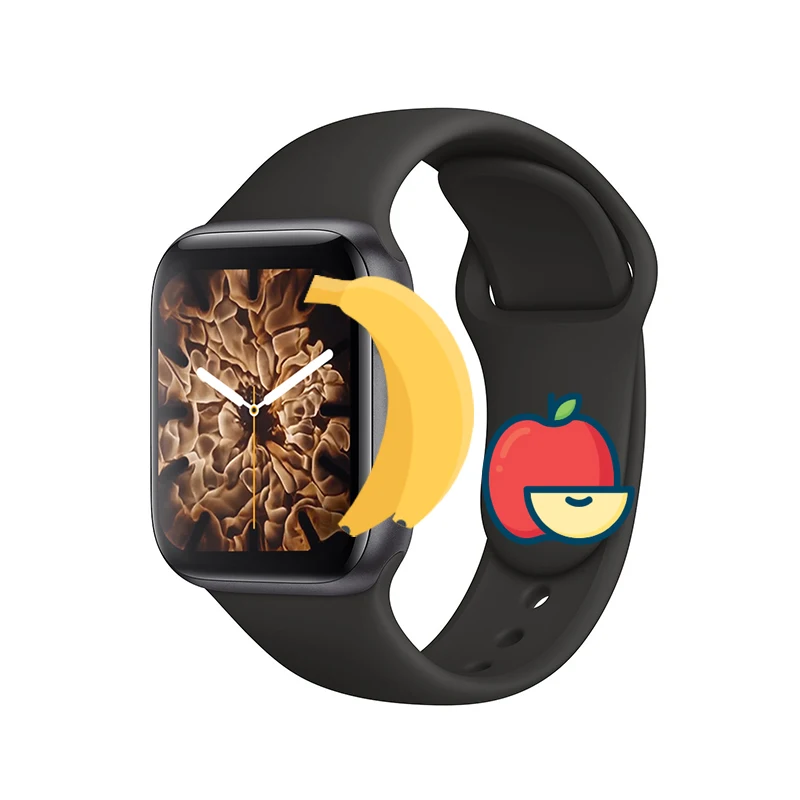 
Stable Phone Calling Watch 200mAh Long Standby Time ECG Blood Pressure Monitor Smart Watch T500+ Series 6 