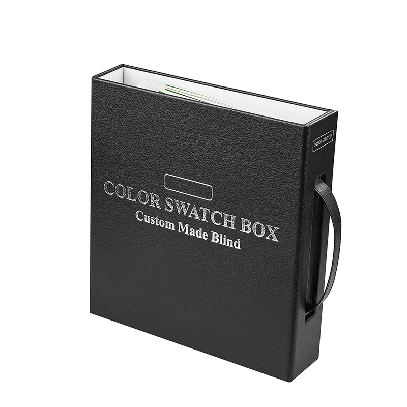 Sample China Manufacturer Custom  Luxurious Blind and Shades Samples Book Maker High-end Display Sample Book