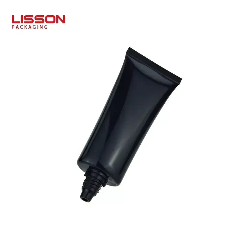125ml custom black packaging tube 50 ml soft plastic lotion tube manufacturer for body scrub