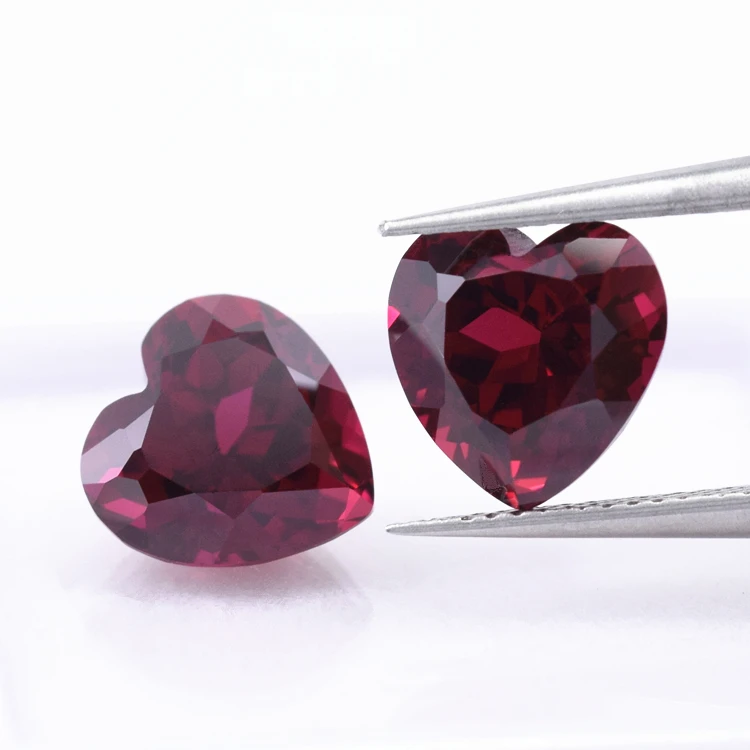 Loose Jewelry Gemstones Pulling Grown Ruby  Round Oval Heart Pear Asscher Cut Emerald Cut Lab Grown Pigeon Blood Red Ruby