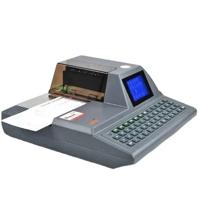 English letterhead automatic check printer Hong Kong Malaysia Singapore English amount check machine typewriter