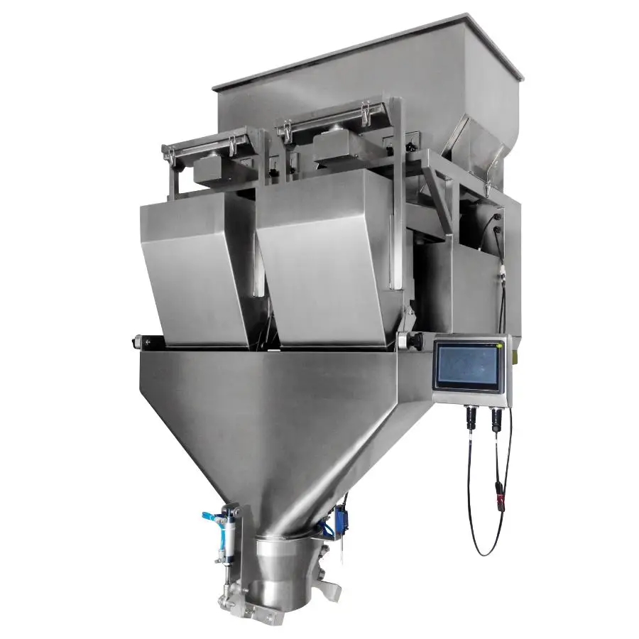 
Manufacturer Supplier 2 Head Linear Scale Granule Packing Machine Automatic Linear Weigher 