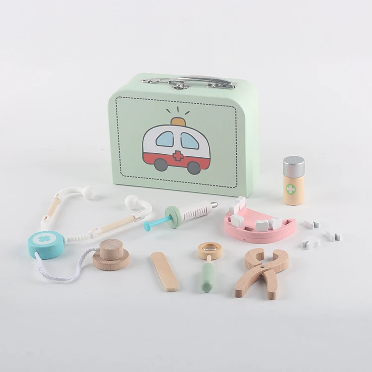 Wholesale Pretend Nurse Toy Simulation Suit Dental Medical Kit Toolbox Other Educational Toys For Kids Girls And Boys