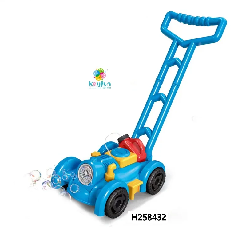 Summer Outdoor Toys Automatic Tank Bubble Machine Bubble Blower Lawn Mower Trolley Bubble Cart Toy Garden Party Toys H258432