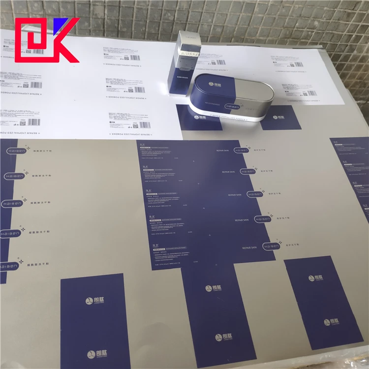 Перерабатываемая жестяная листовая металлическая печать для продуктов по уходу за кожей