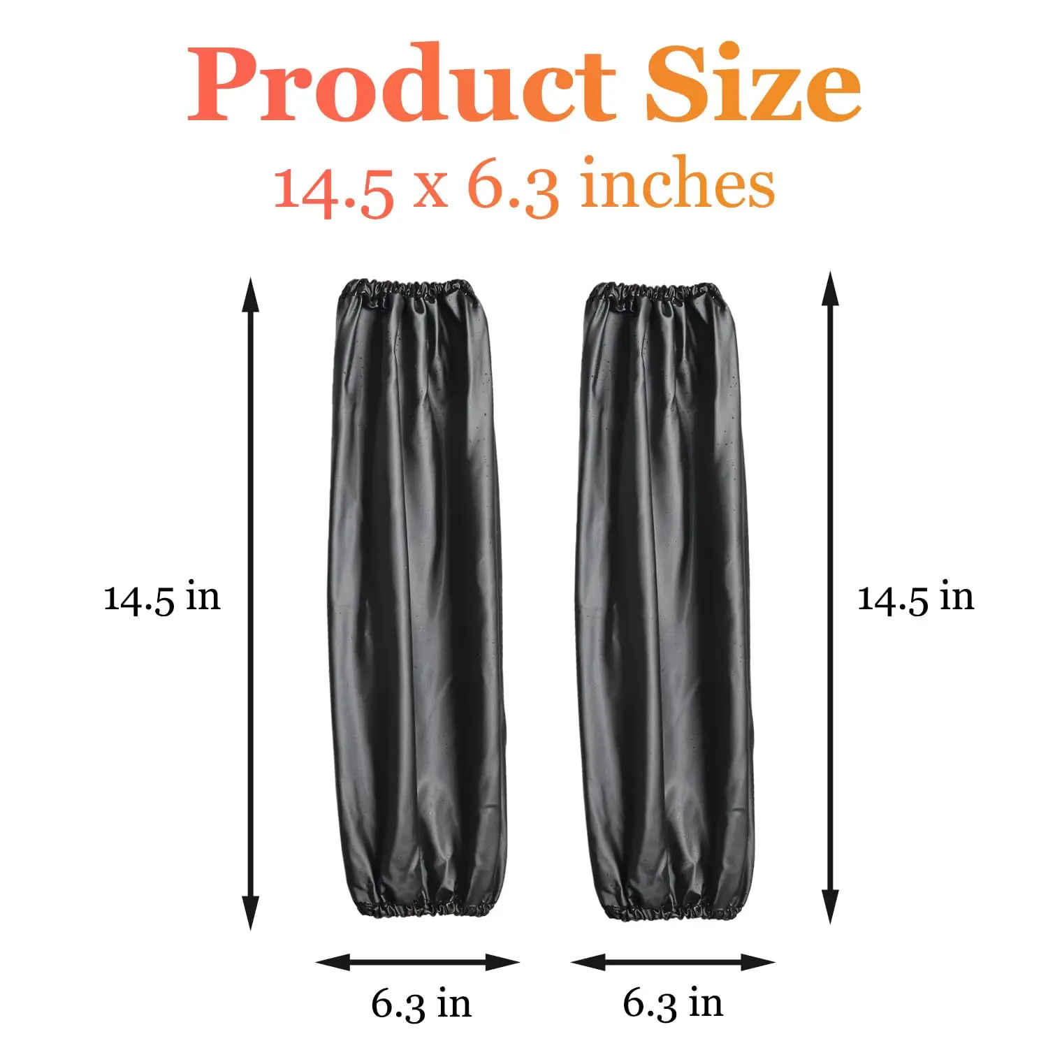 PVC Arm Sleeves Covers, Waterproof Oilproof Sleeves Protector, Protective Arm Oversleeve with Elastic Cuffs