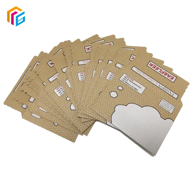 Wholesale Hard paper envelope expandable corrugated cardboard mailer envelope with sealing