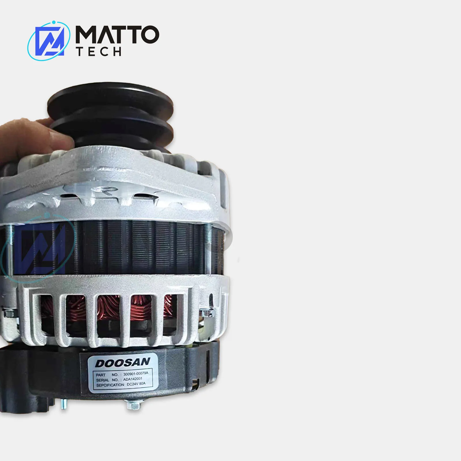 DC24V 80A высококачественные запчасти для двигателя грузовика дизельный генератор 300901-00079A Doosan DX140LCR-3 детали