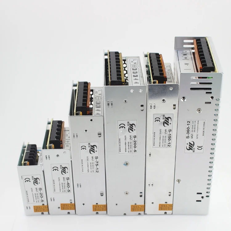 110v 230v ac dc power supply 5v 10a 50w switching power supply 5v 10a 12a 20a 30a 40a 50a 60a 70a led display screen power
