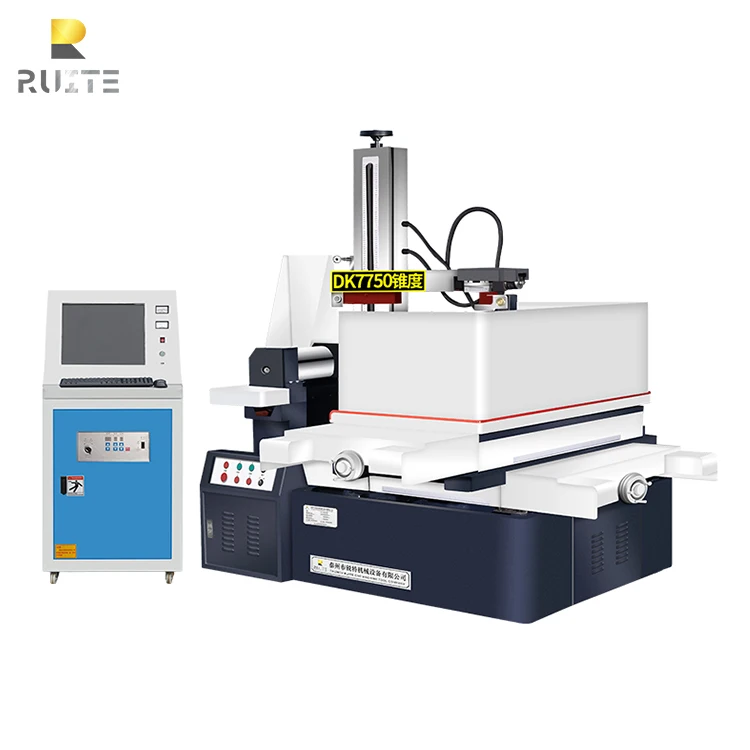 edm machine DK7750 wire cutting cnc machine edm high speed wire cut edm with DRO digital readouts