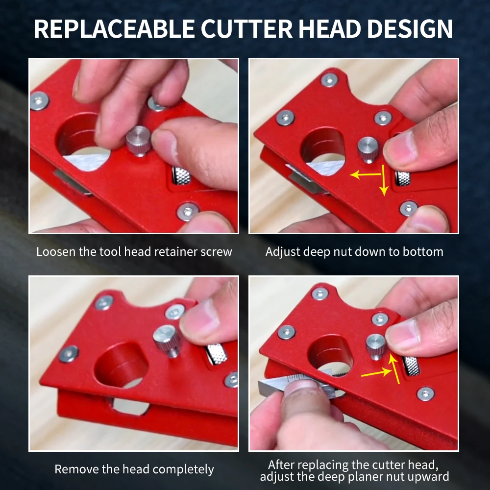 
Hand Planer Quick Edge Trimming and Chamfering Edge Corner Flattening Tool Wood Woodworking 