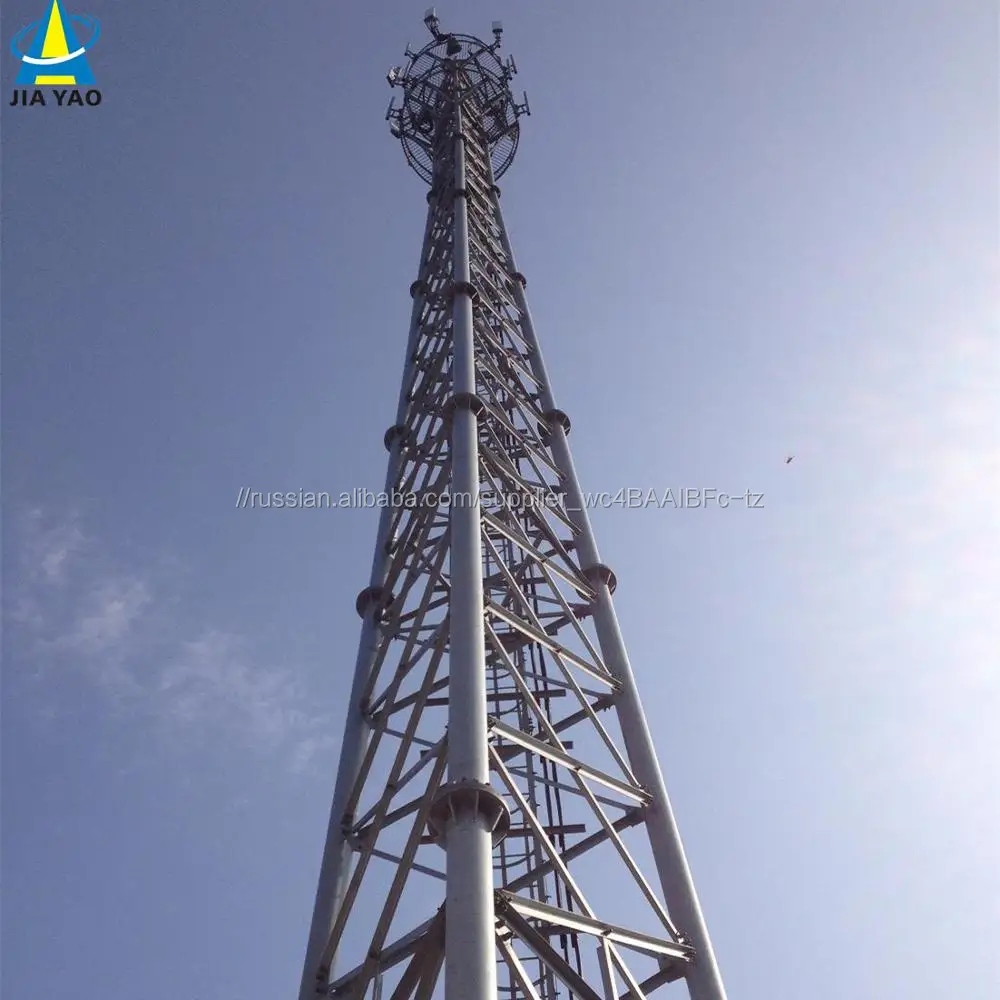 Цена производителя 3-leg латтица стальная трубка Fm радио 3g 4g беспроводная телекоммуникационная Gsm сигнальная антенна башня