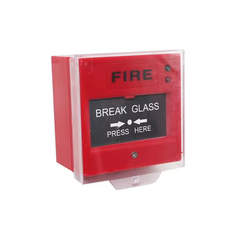 Manufacturer Wholesale Fire Call Point with LED Resettable Fire Alarm Manual Call Point