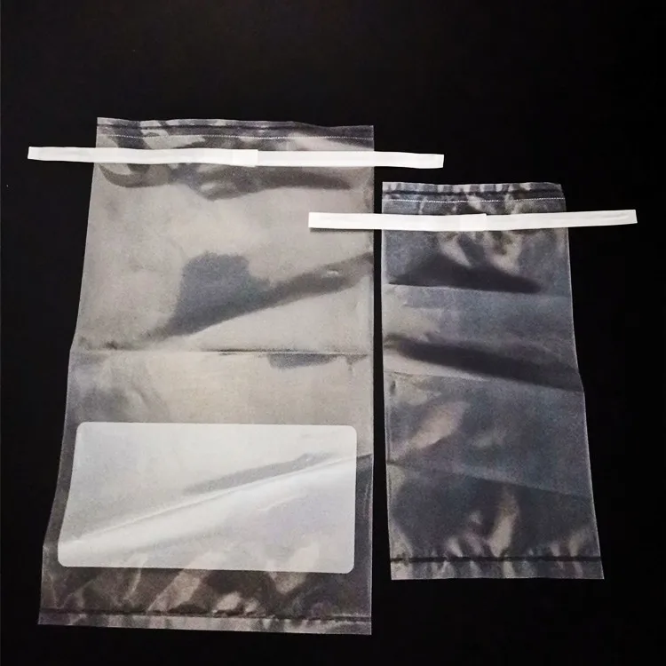 Lab Supplies sterile plastic laboratory sampling collection carrier bags wire closure bag