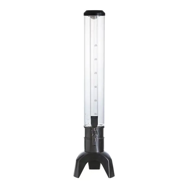 1.5L/3L Drinking Beverage Beer Tower bar Creative Beer Dispenser Bucket Plastic Beer Cylinder Tower with Led Light and Icicle