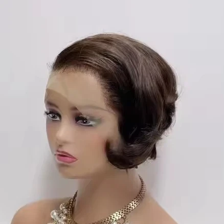 Vigorous 26inch Black Color Body Wave premium wholesale synthetic lace front wig for black women natural long curly cosplay wigs