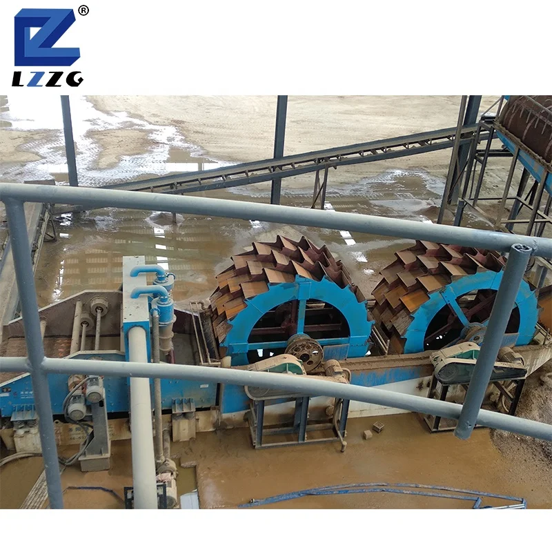 Brick sand washing plant glass sand washing and dehydration machine