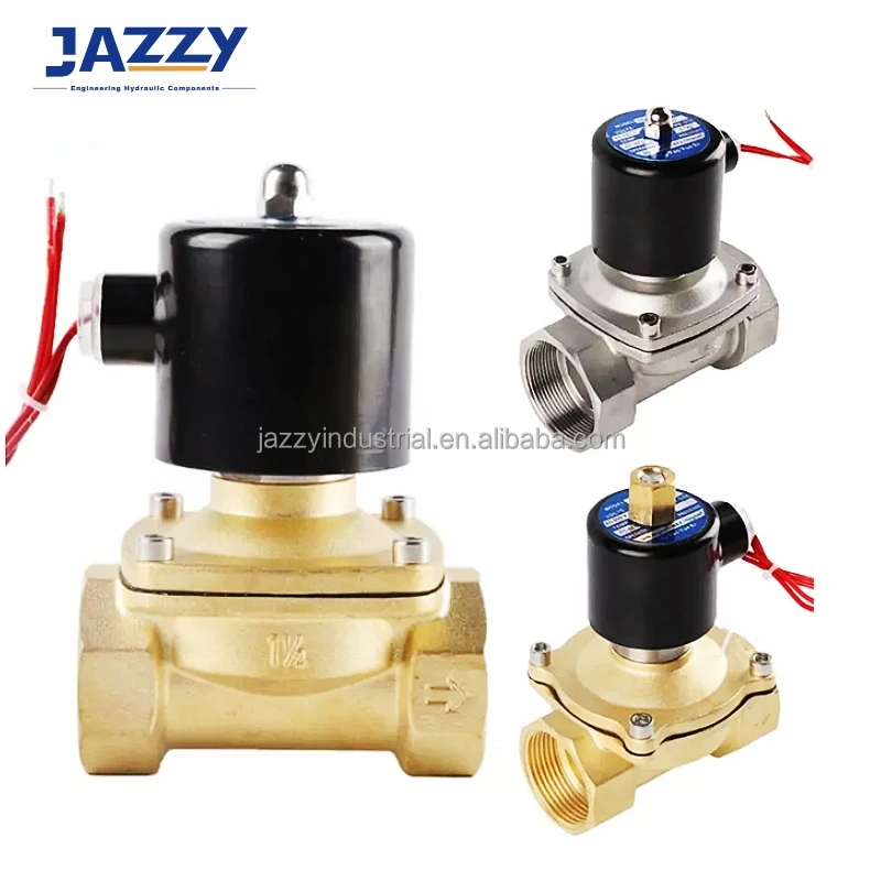 JAZZY 2N Series Solenoid Valve 2W 3N B UW Underwater Super High Pressure Steam High Low Temperature Valve Way Solenoid Valve