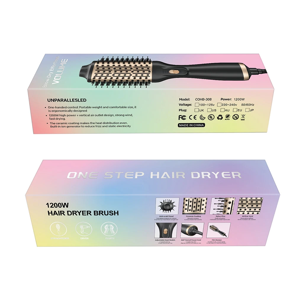 Hot Air Brush Dropshipping Hair Brush Blow Dryer Best Round Brush For Blow Drying