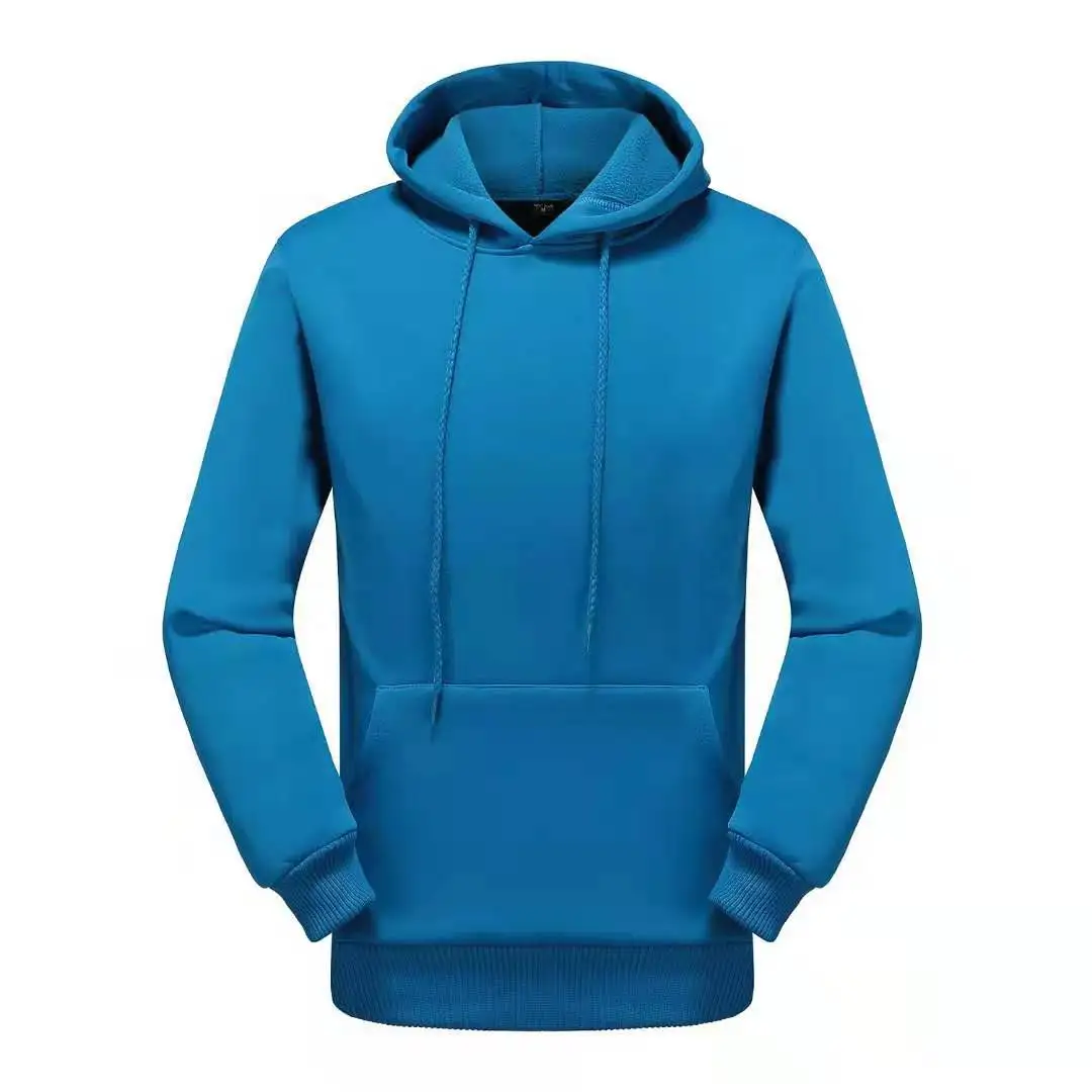 New Style Sweater Space Cotton Plus Velvet Pullover Sweater Custom Casual Solid Color Customised Hoodie Hoodie Blank