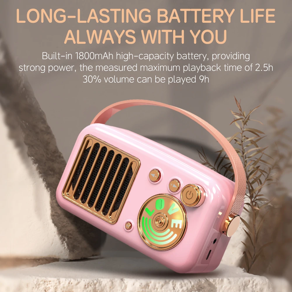 Cyboris T4 Pink Blue-tooth Speaker High-End Small Home Ktv Karaoke Microphone Singing Wireless Speaker Microphone For Children