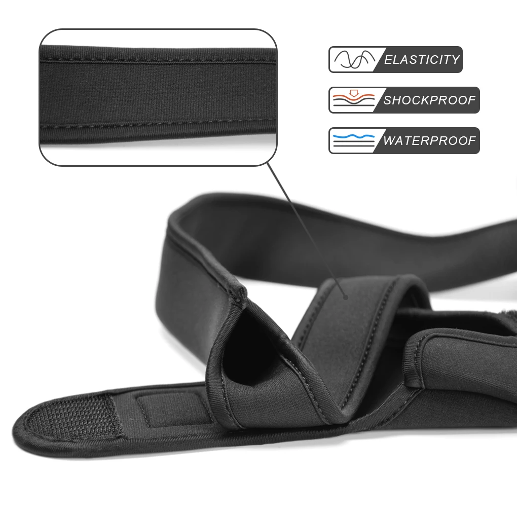 Fly Fishing Integrated Protective Cover for Left-Handed Users, Black Rod Cover Made of Durable Diving Fabric, Anti-Scratch