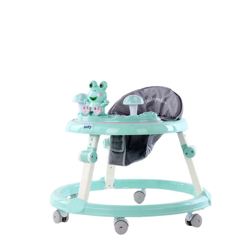 Малыш анти-O-ноги для маленьких девочек Многофункциональный противоопрокидывающимся коляска может сидеть и пуш-ап в ходунки для малышей