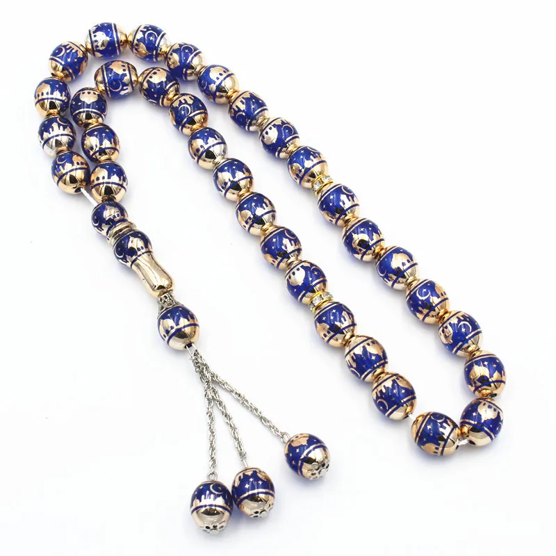 New Arrival 33pcs Tasbeh Muslim Prayer Beads Wholesale Islamic Muslim Rosary Beads