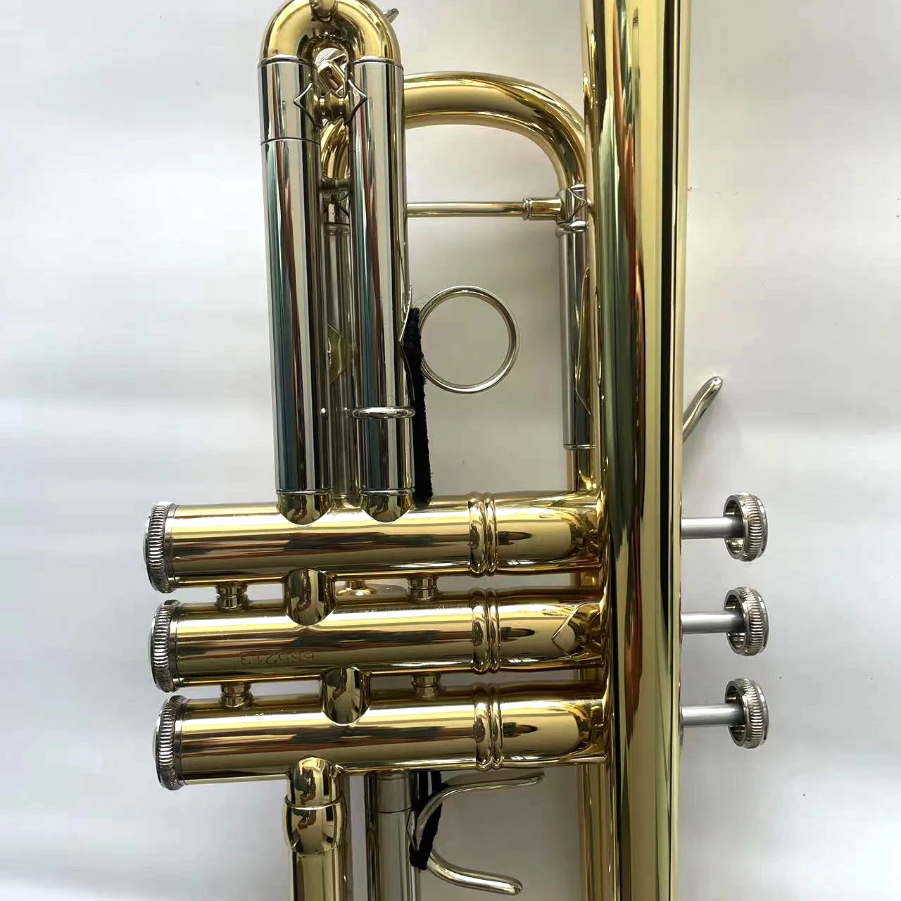 Manufacture production new model higher standard C gold lacquer trumpet