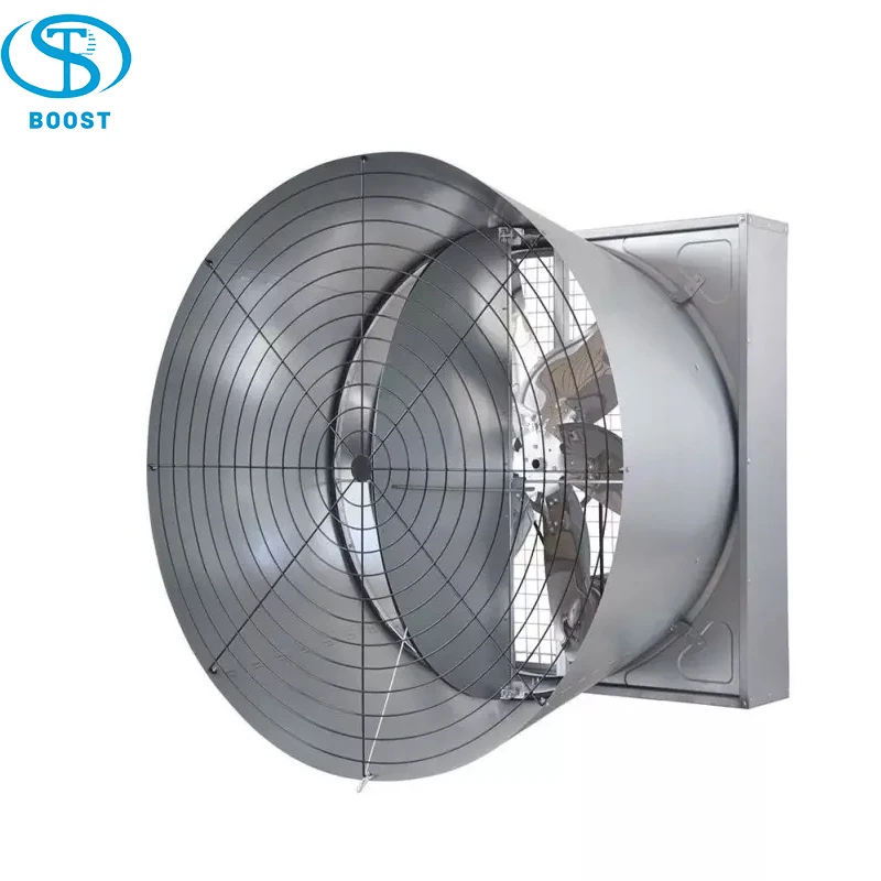 Direct supply Livestock breeding Cone Fan exhaust equipment Cowshed exhaust Fan louver wind duct Fan