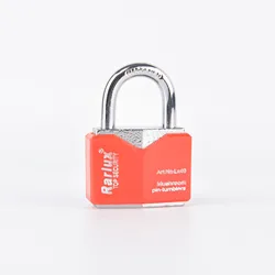 Оптовая продажа, ромбовидный хромированный железный навесной замок с пластиковым корпусом, твердый железный замок