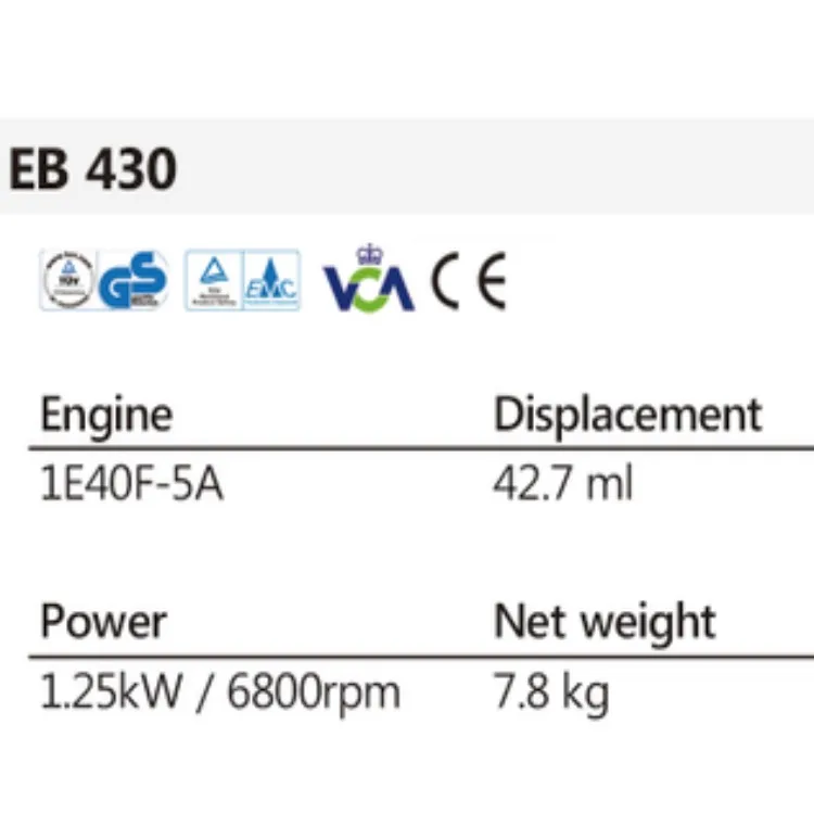 Рюкзак EB430 воздуходувка для использования дома