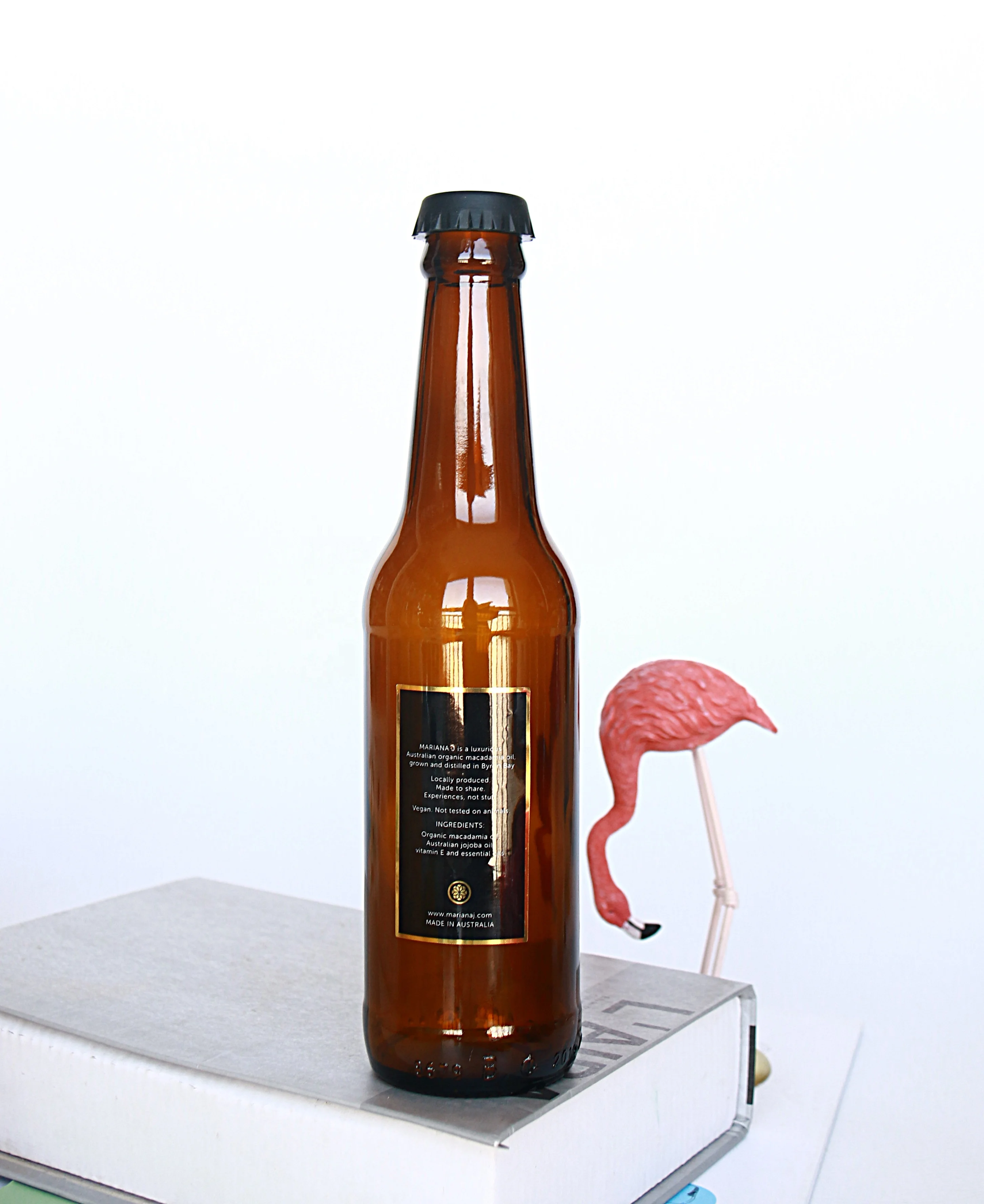 Заводская поставка домашнее пивоваренное оборудование Kombucha 330 мл бутылка для пива из янтарного стекла с крышкой