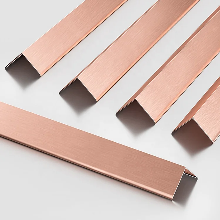 Tile Accessories L Shaped Stainless Steel Decorative Tile Trim Profile Stainless Steel Decorative Profiles
