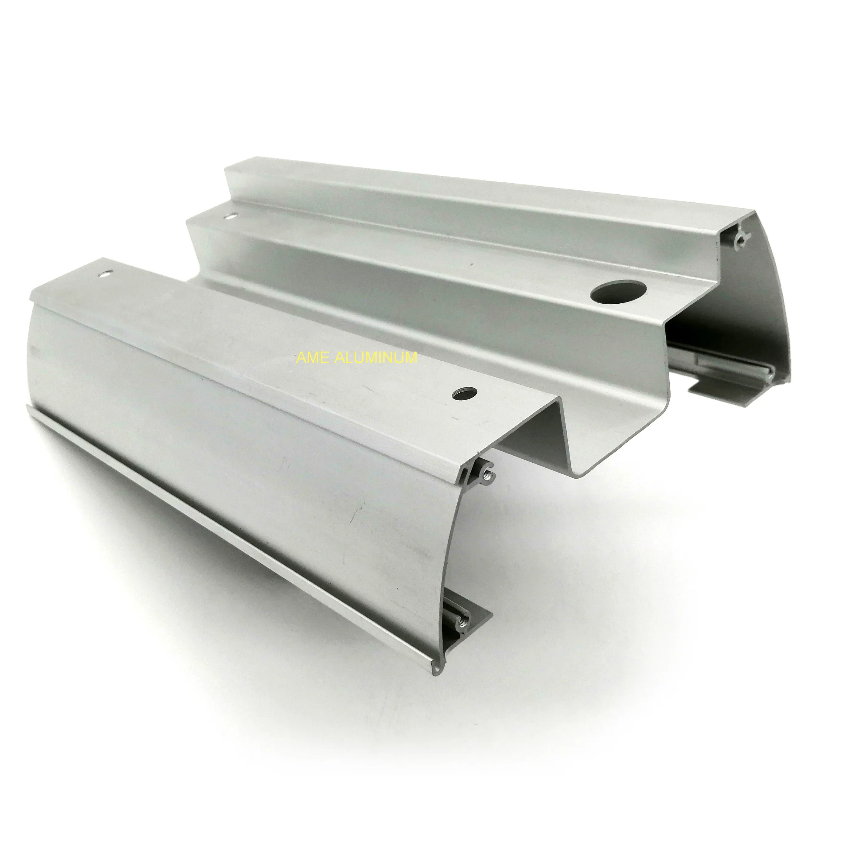 6063  Extrusion Floor Curved U Shape Aluminium Channel Bar LED Aluminum Profile For Bar LED Strip Tape Light