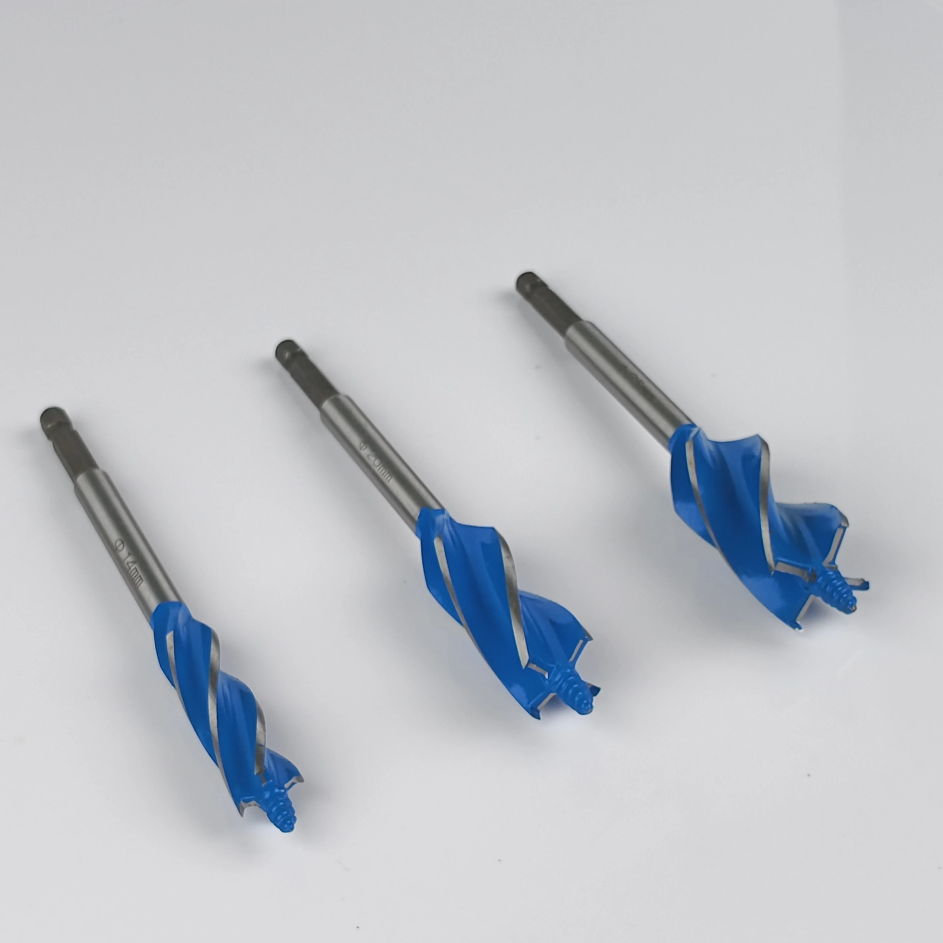 8mm Wood Boring Bits Long 4 Flute Cut Drilling Auger Drill Bit Hole Cutter