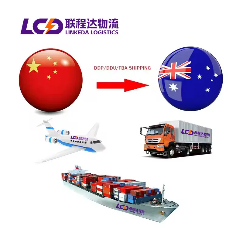 LINKEDA логистика от двери до корабль морские грузовые перевозки агент из Yiwu Shenzhen Китай в AUS USA CA UK EU DDP Air Sea