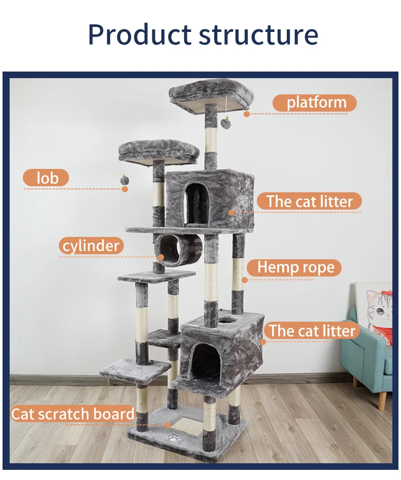 cat climbing tree wooden