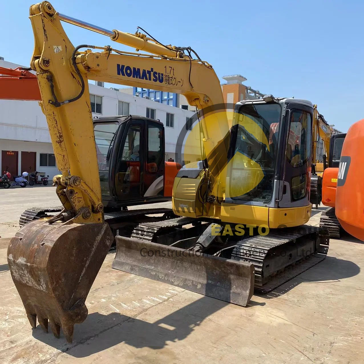 supply overseas 90% new used excavator PC56 PC35 PC40 PC45 PC60 PC55 PC78 crawler Komatsu 5 tons excavators price supports trade