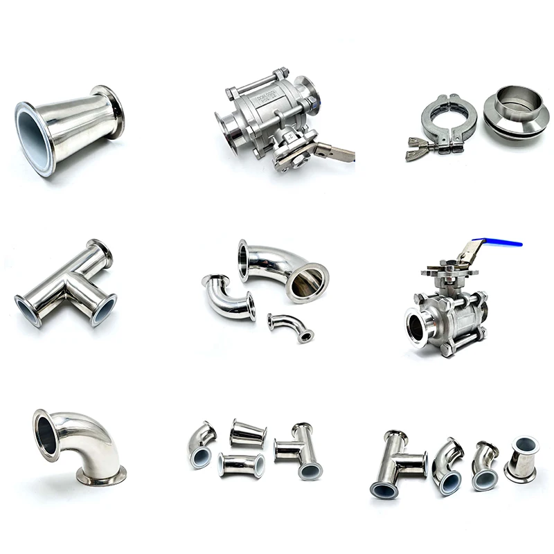 LongDing 2way 3way 3/4 1/2 2 inch Stainless Steel 304 316 tee Fitting Control Elbow valve water gas Pipe Fittings Manufacturers