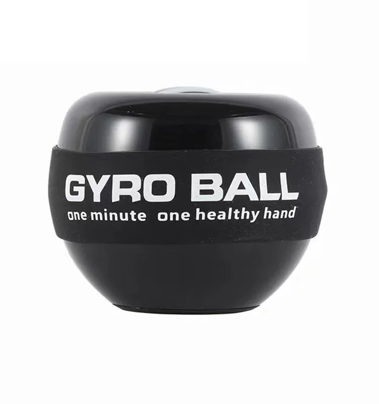 Hand Strength Exercise Ball Metal Gyro Ball Wrist Exerciser with LED Light