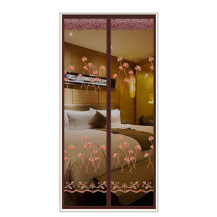 Hot sale high quality anti-mosquito door fly screen magnetic door curtain