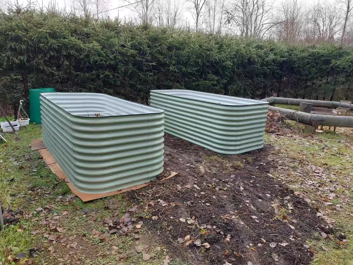 Wholesale Aluzinc Raised Garden Bed Kits Metal Large Planter Box Outdoor