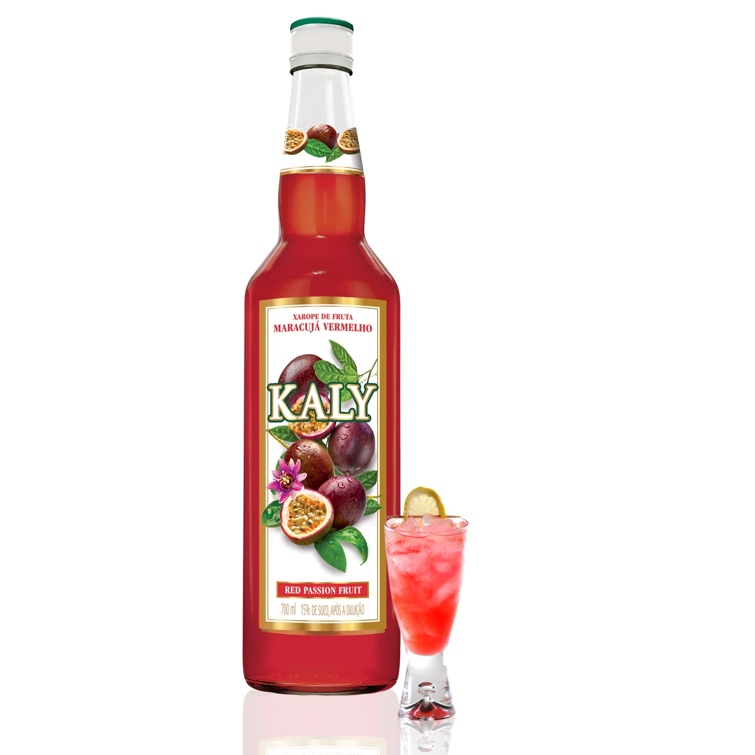 Natural Passion Concentrated Syrup Red Passion Fruit Soft Drink