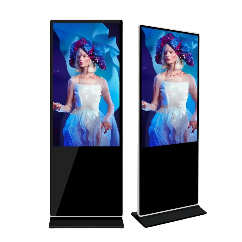 full color photo booth advertising led digital signage display. floor stand android display kiosk