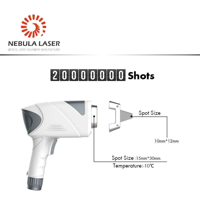 Triple wavelength 755nm 808nm 1064nm diode laser hair removal machine,two big spot size 15*30mm + 10*12mm