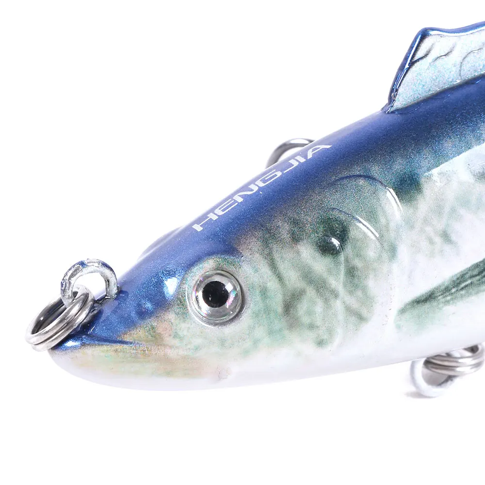 17.8cm 38g wholesale handmade fishing lure Lifelike Fishing Jointed minnow simulated 3D fish eyes