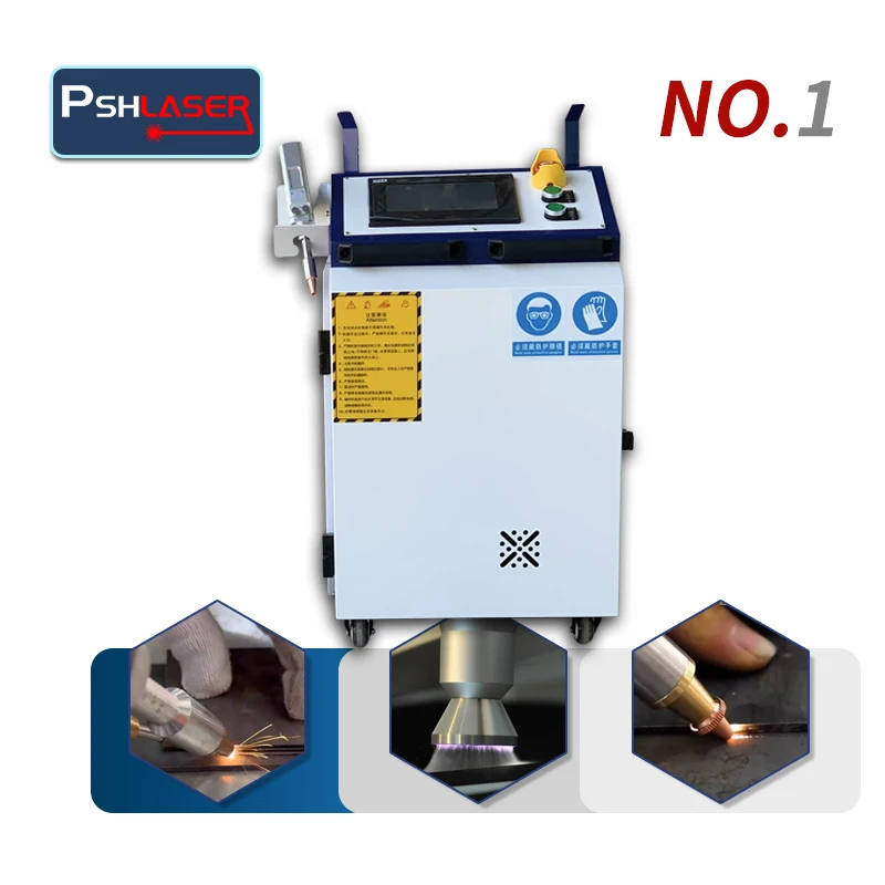 3 in 1 Handheld Fiber Laser Welder 1500W 2000W 3000W for Metal with Cleaning and Cutting Functions