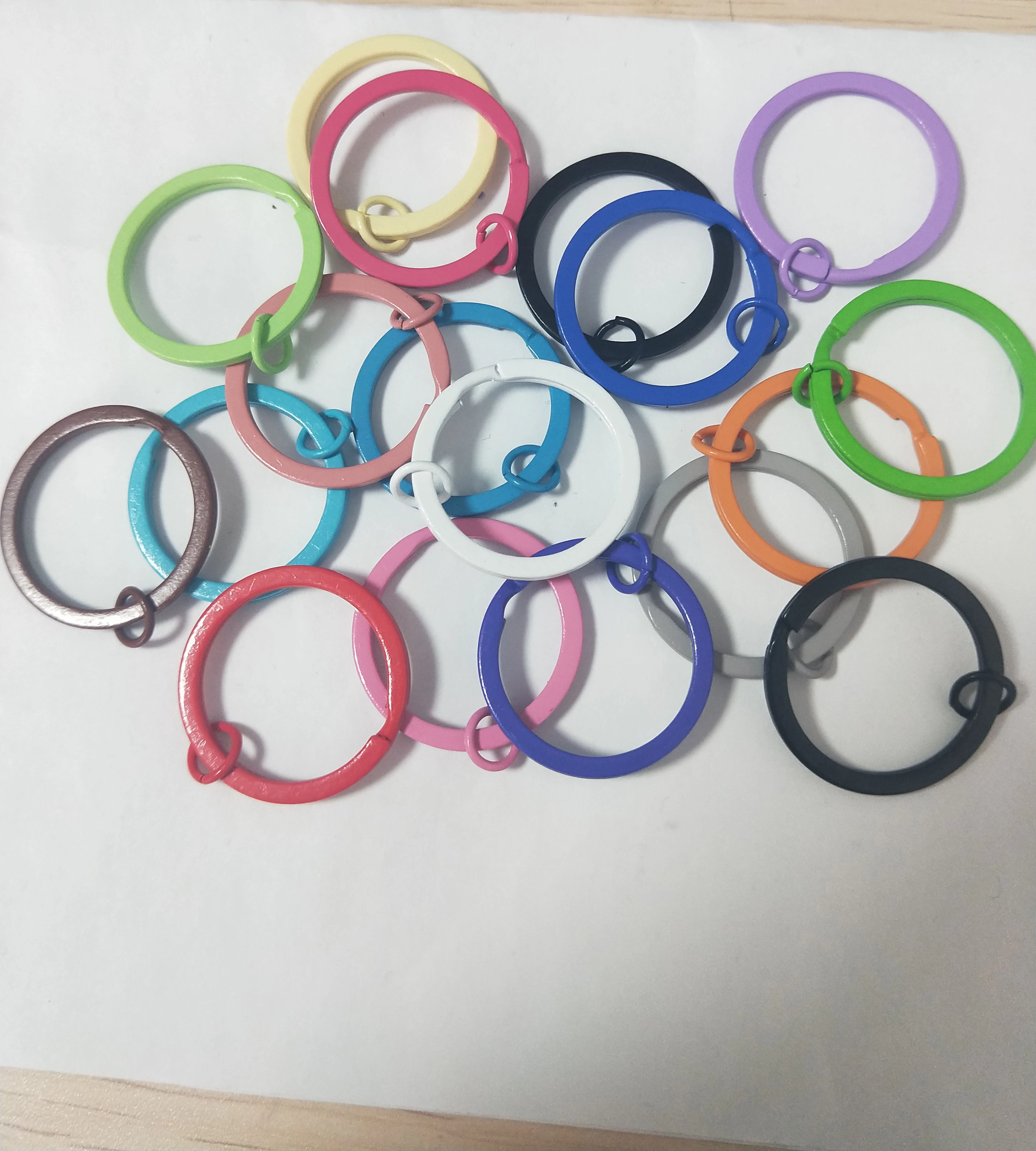 Novel Newest Metal Key Chains Cute Colorful Cute for Home Car Home Daily Key Chains Makings Accessories